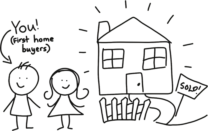 Sketch of first home buyers